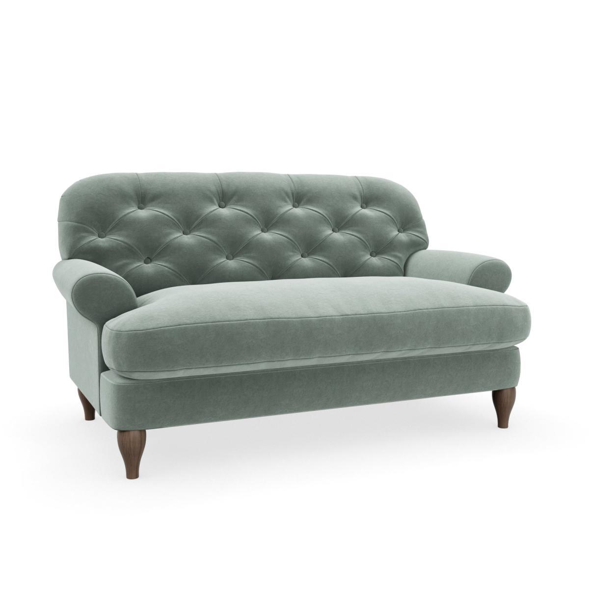Canterbury Luxury Velvet Snuggle Chair Luxury Velvet Lilypad – image 2