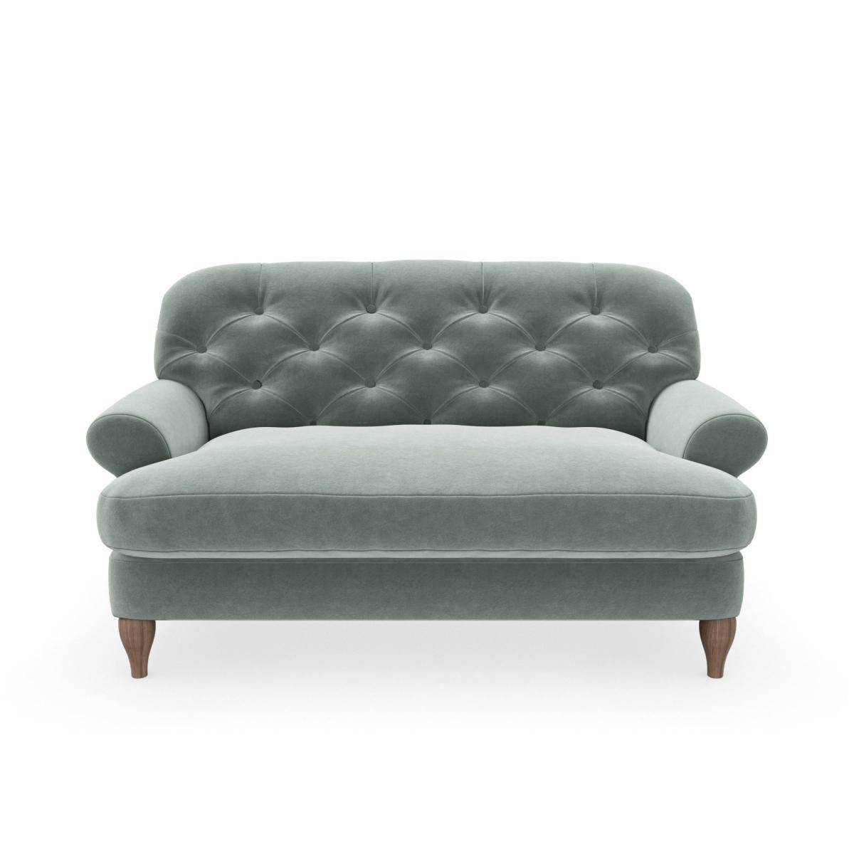 Canterbury Luxury Velvet Snuggle Chair Luxury Velvet Lilypad – image 3