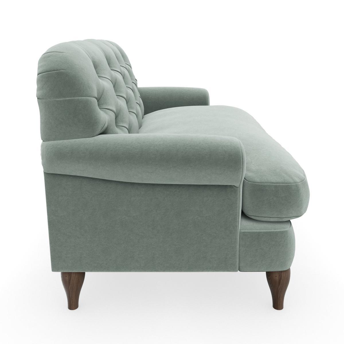 Canterbury Luxury Velvet Snuggle Chair Luxury Velvet Lilypad – image 4
