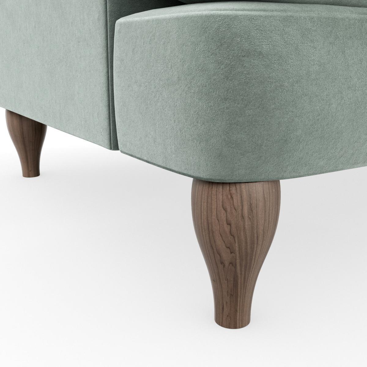 Canterbury Luxury Velvet Snuggle Chair Luxury Velvet Lilypad – image 6