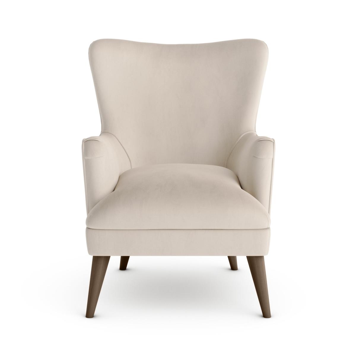 Marlow Luxury Velvet Armchair Luxury Velvet Natural – image 3