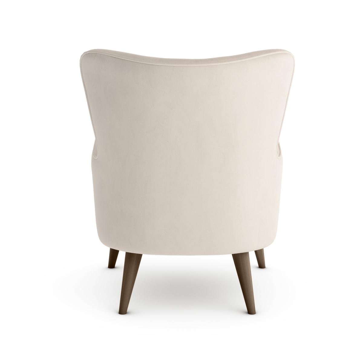 Marlow Luxury Velvet Armchair Luxury Velvet Natural – image 5