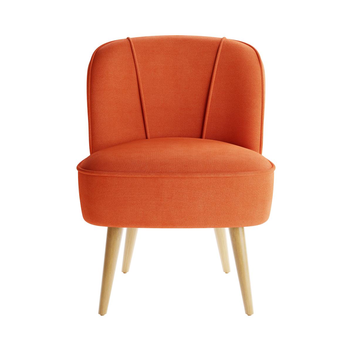 Elsie Velvet Cocktail Chair, Ginger Ginger – image 7
