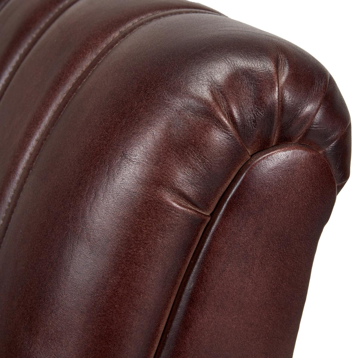 Tatiana Mahogany Leather Armchair Mahogany (Brown) – image 5