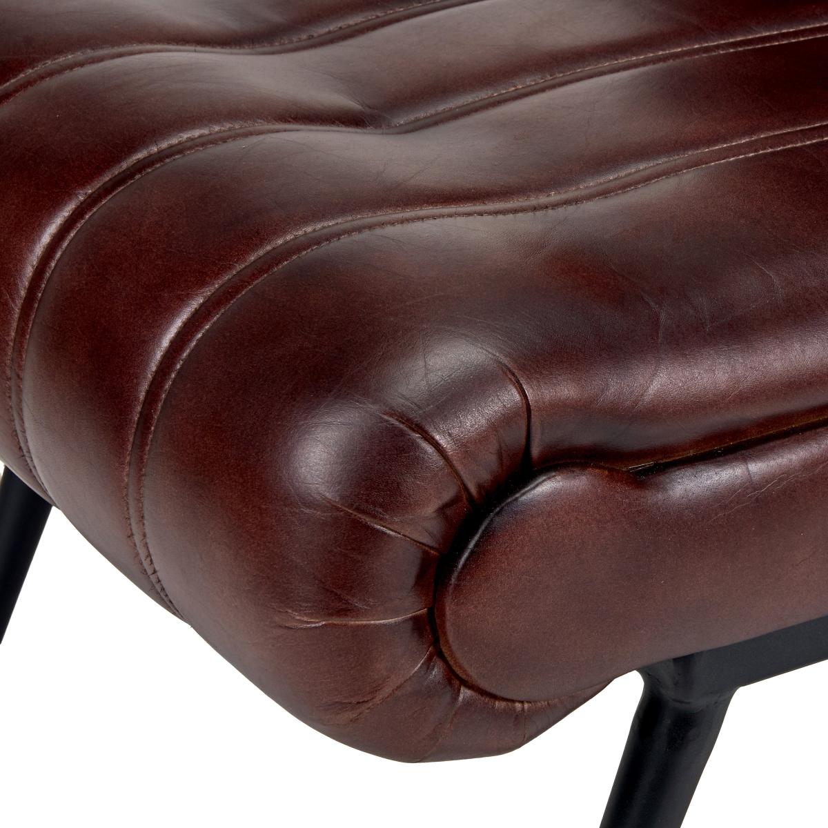 Tatiana Mahogany Leather Armchair Mahogany (Brown) – image 6