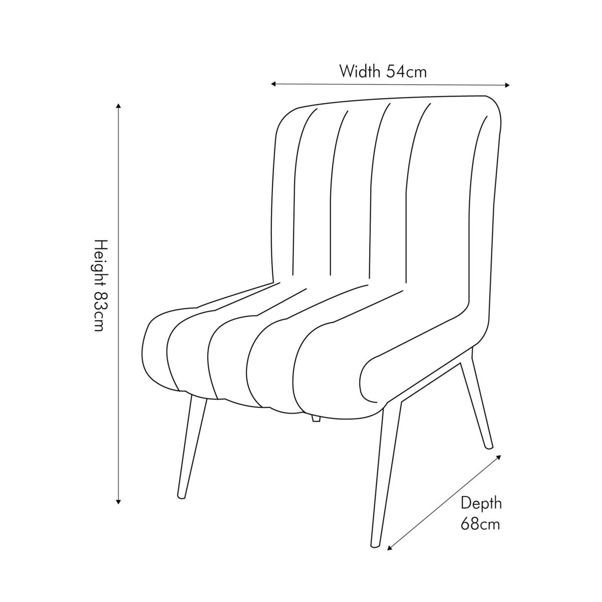 Tatiana Mahogany Leather Armchair Mahogany (Brown) – image 7