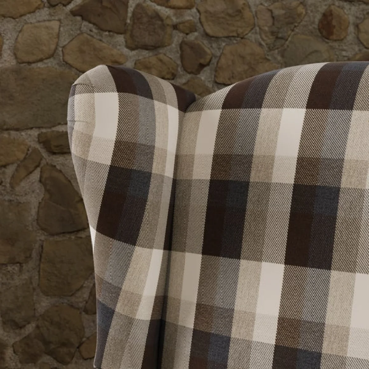 Charnwood Check Occasional Armchair – image 3