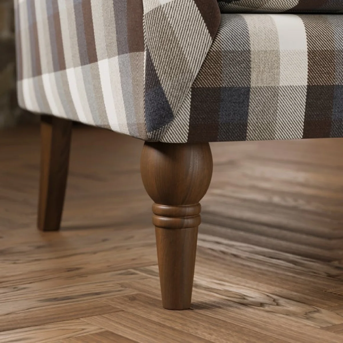 Charnwood Check Occasional Armchair – image 5