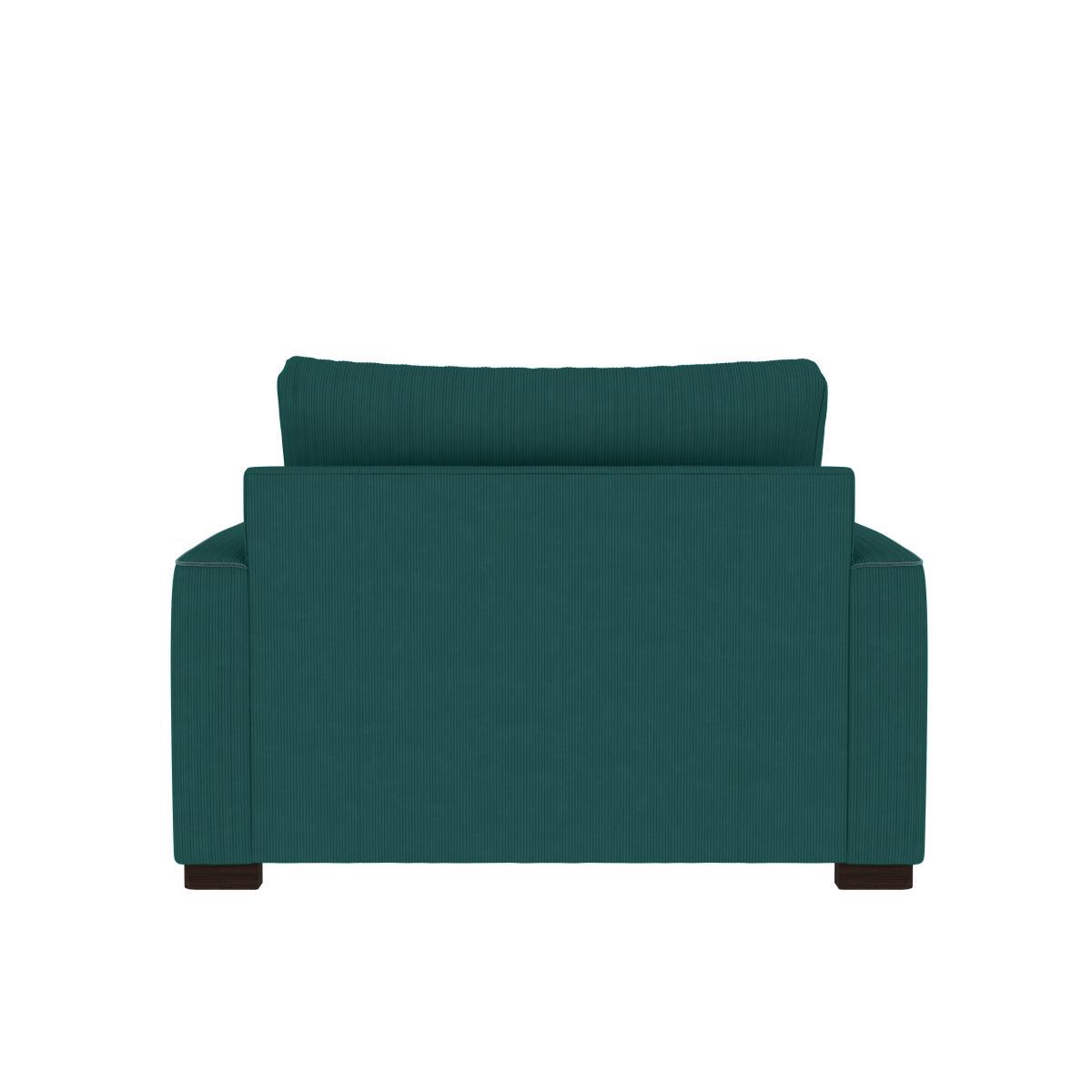 Carson Corduroy Snuggle Chair Emerald Green – image 3