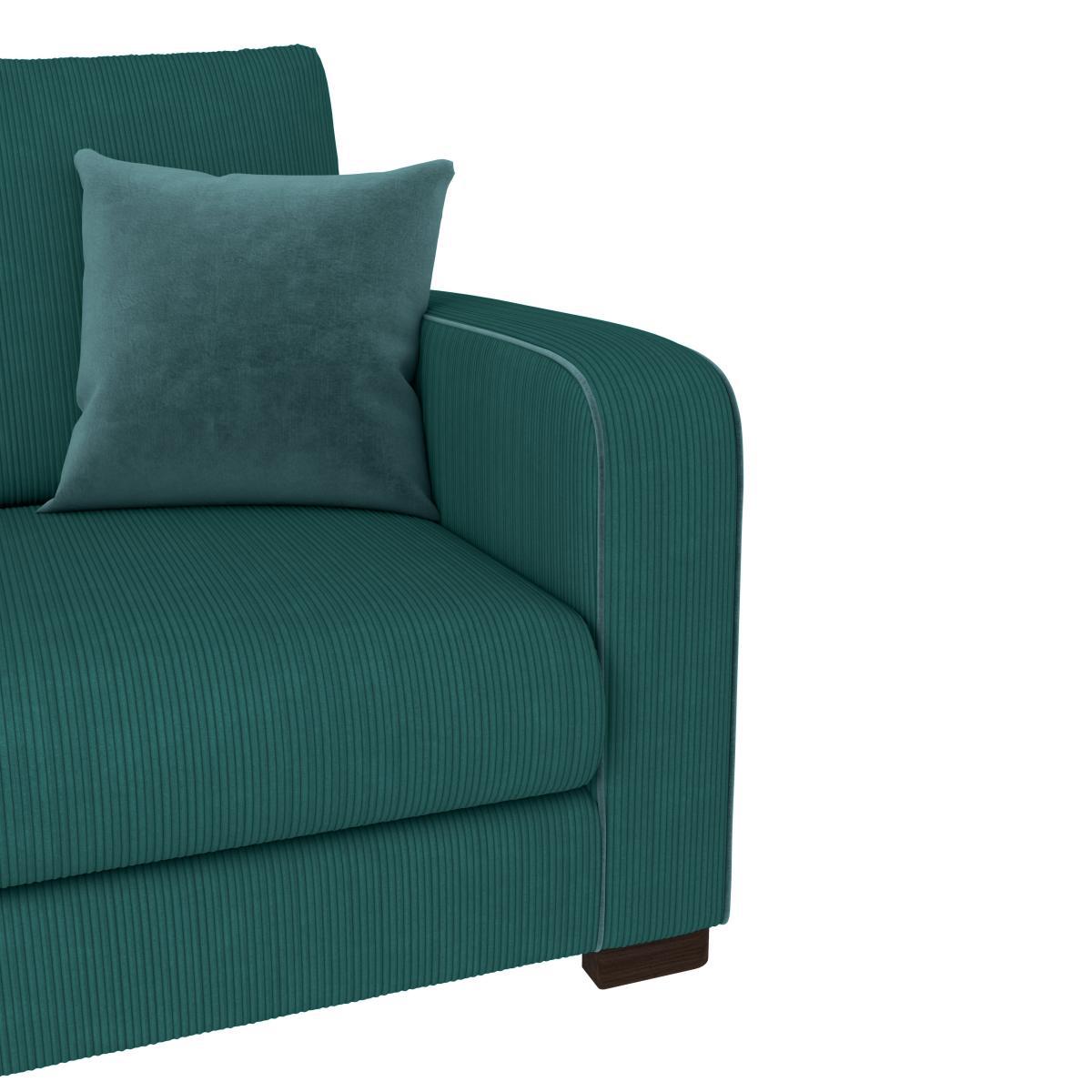 Carson Corduroy Snuggle Chair Emerald Green – image 4