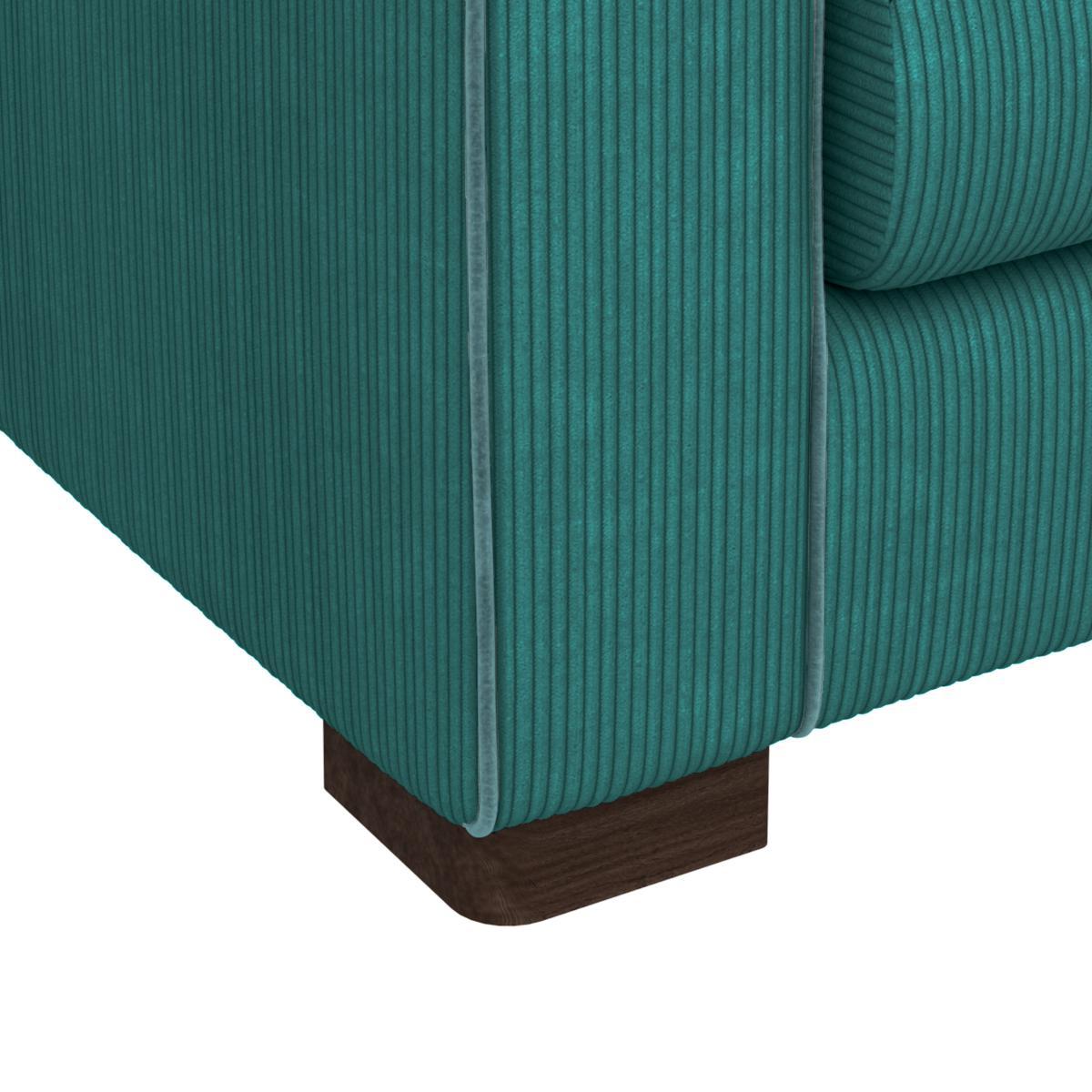 Carson Corduroy Snuggle Chair Emerald Green – image 5