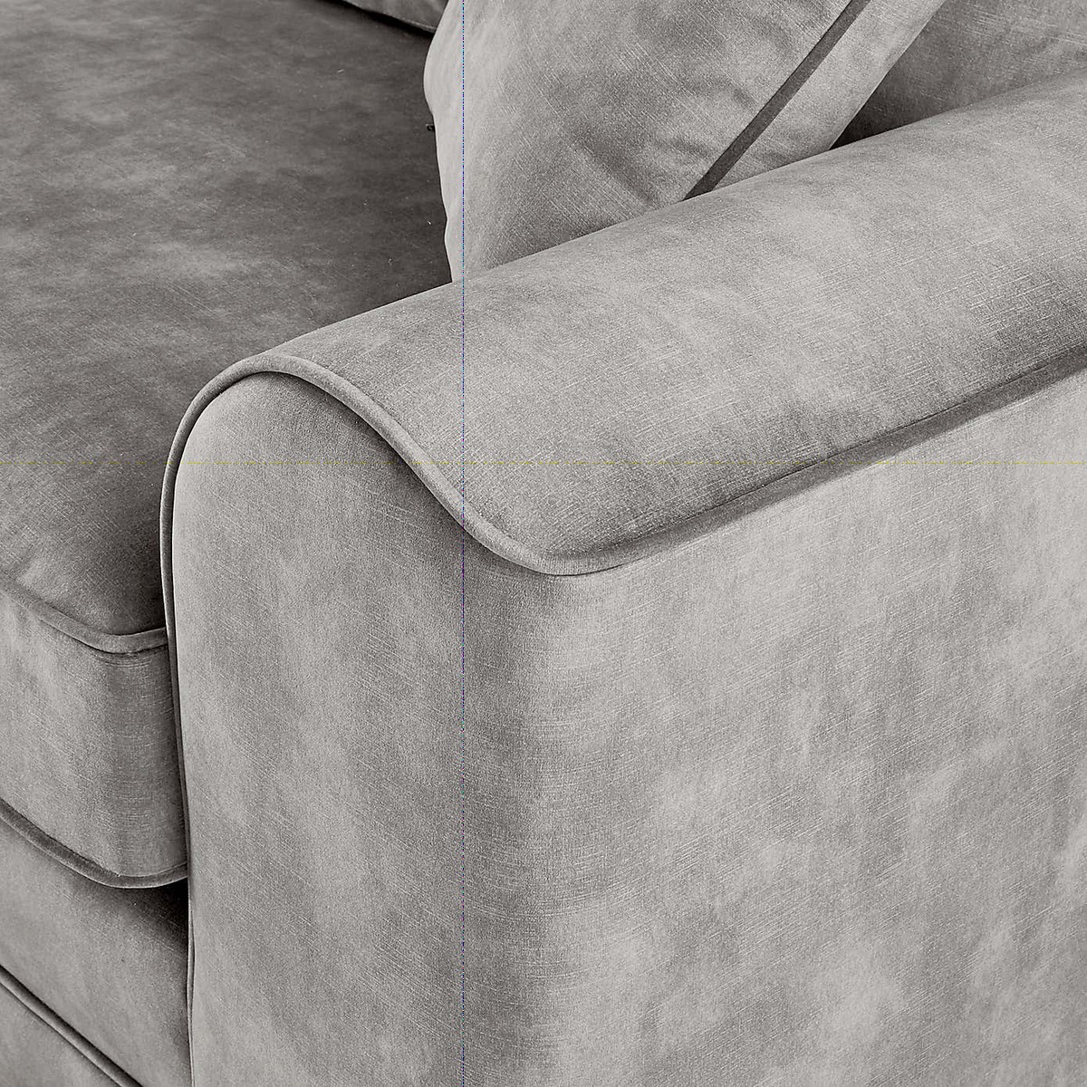 Morello Armchair Slub Velvet Slub Velvet Cement – image 7