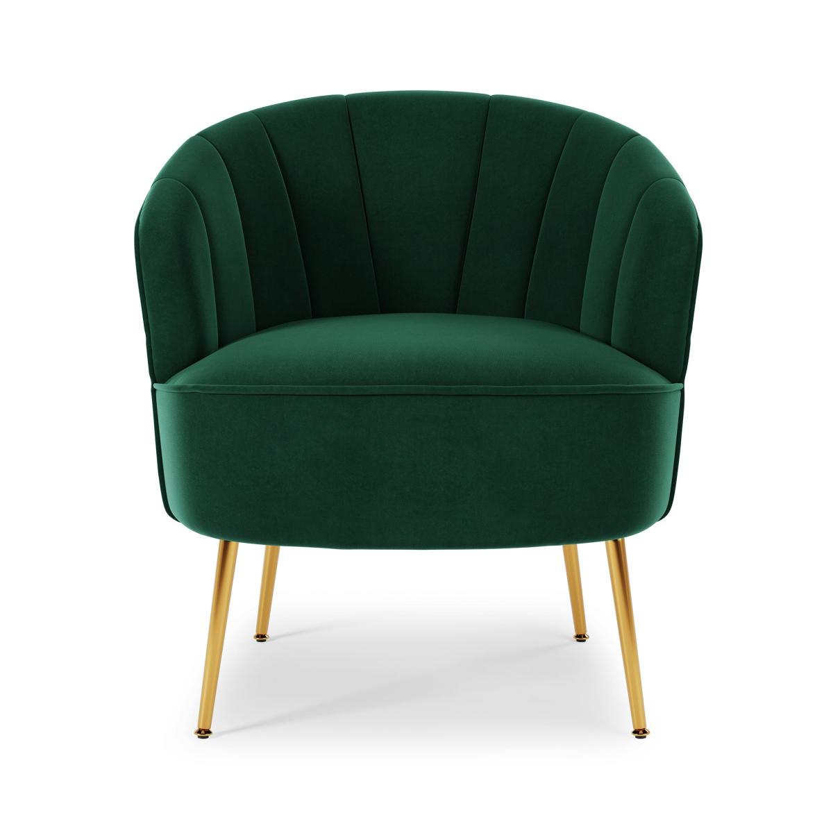 Matilda Velvet Chair Velvet Bottle Green – image 5