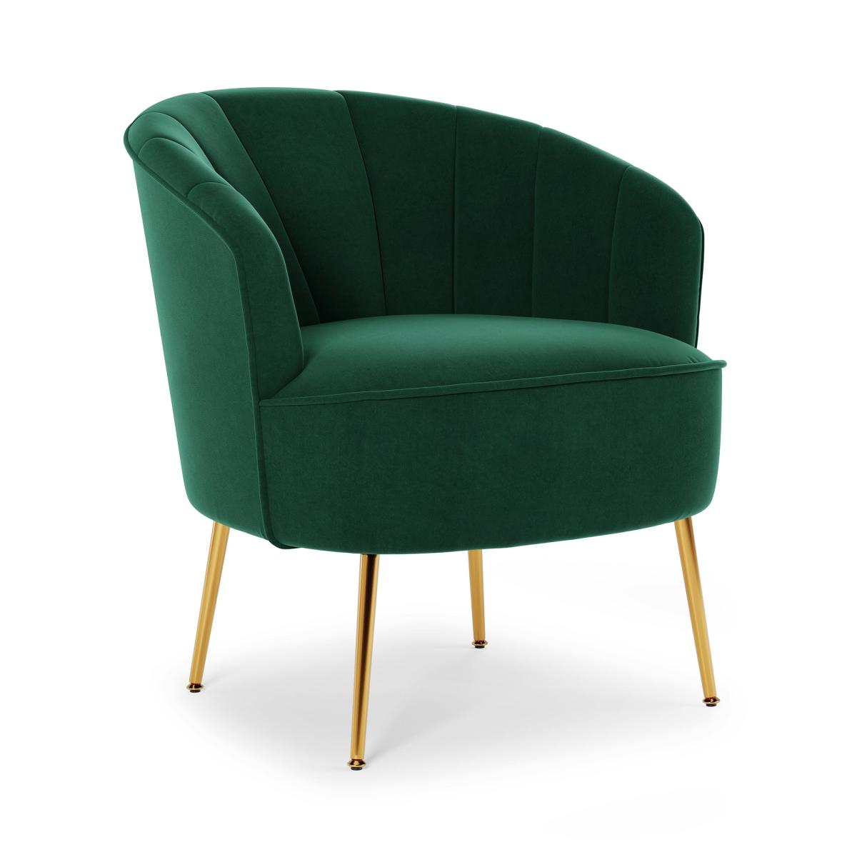 Matilda Velvet Chair Velvet Bottle Green – image 6
