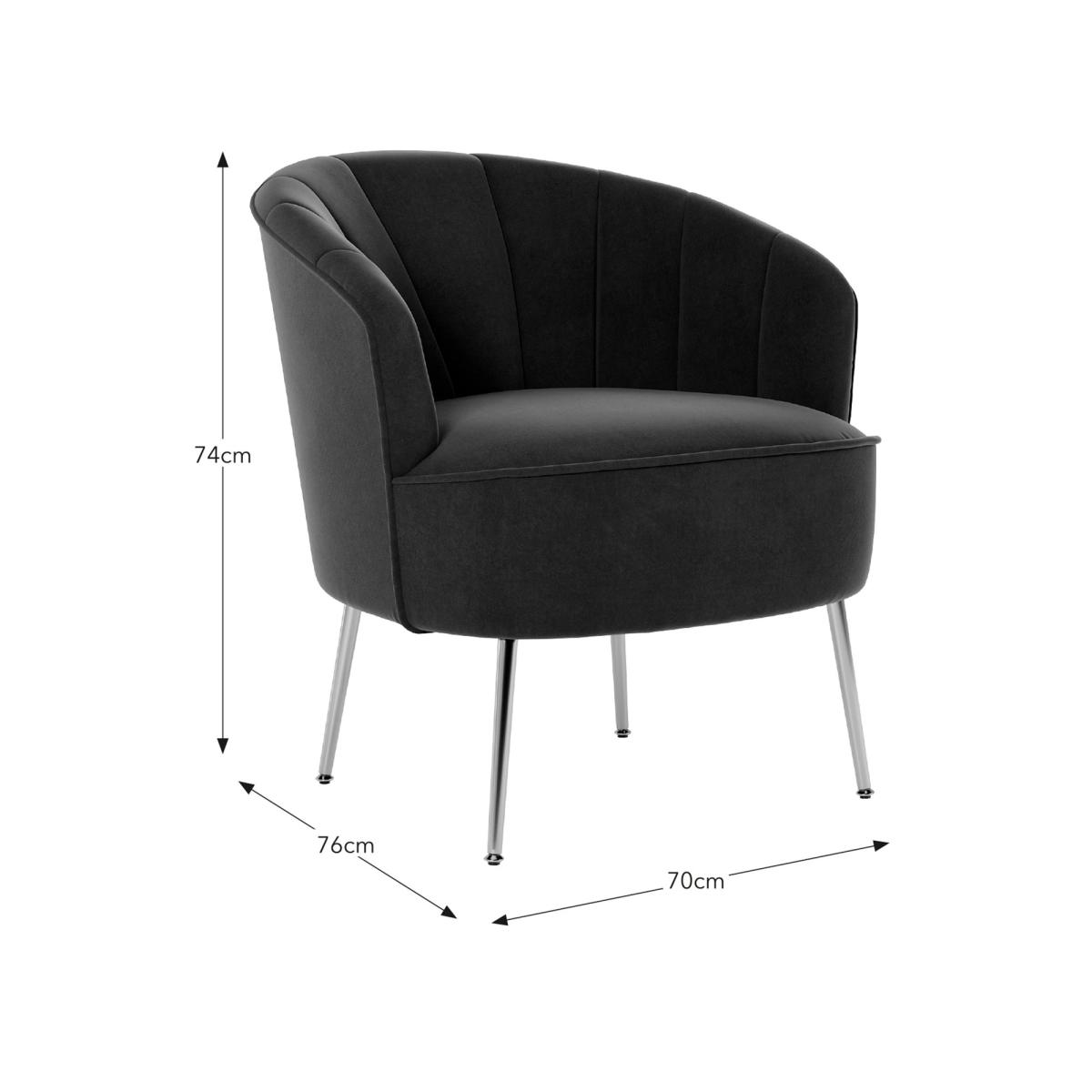 Matilda Velvet Chair Velvet Bottle Green – image 7