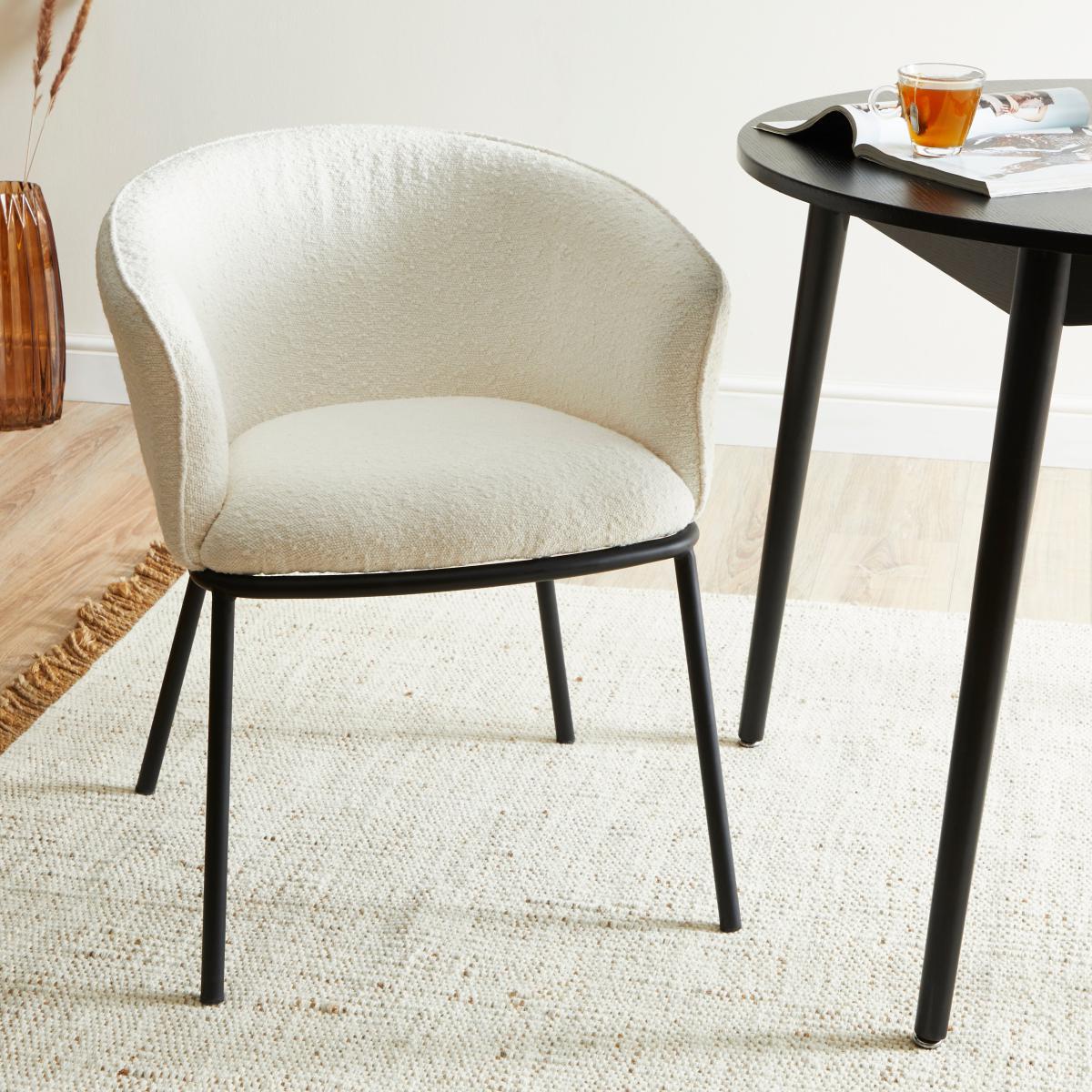 Ciara Chair Boucle Ivory – image 2