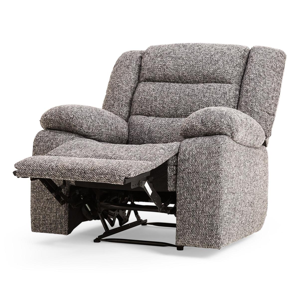 Newton Grey Reclining Armchair Grey – image 4