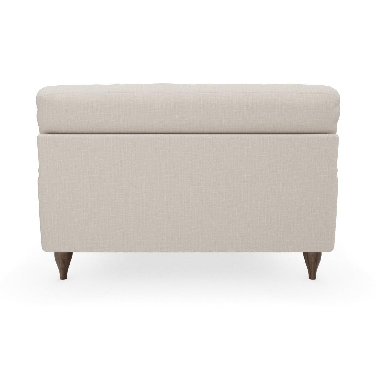 Darwin Slub Cotton Blend Snuggle Chair Slub Cotton Sandstone – image 4