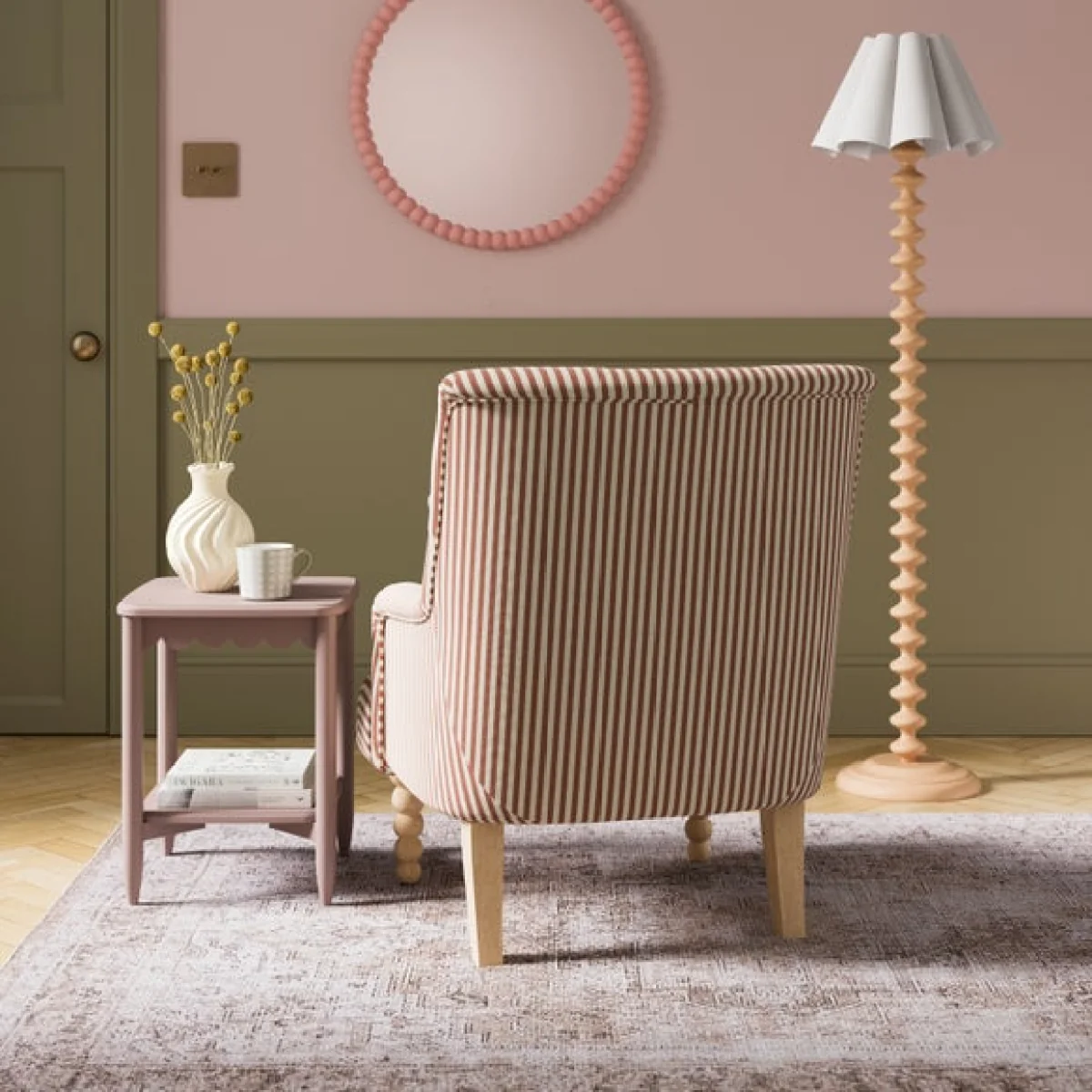 Return - Arianna Linford Stripe Armchair – image 2