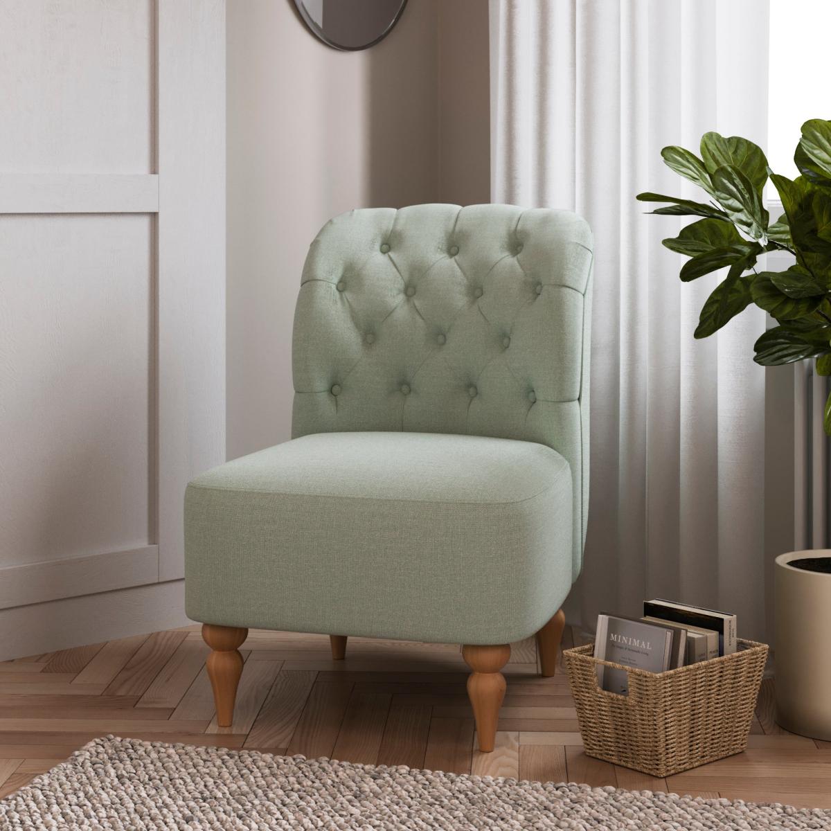 Chesterfield Armchair Sage – image 2