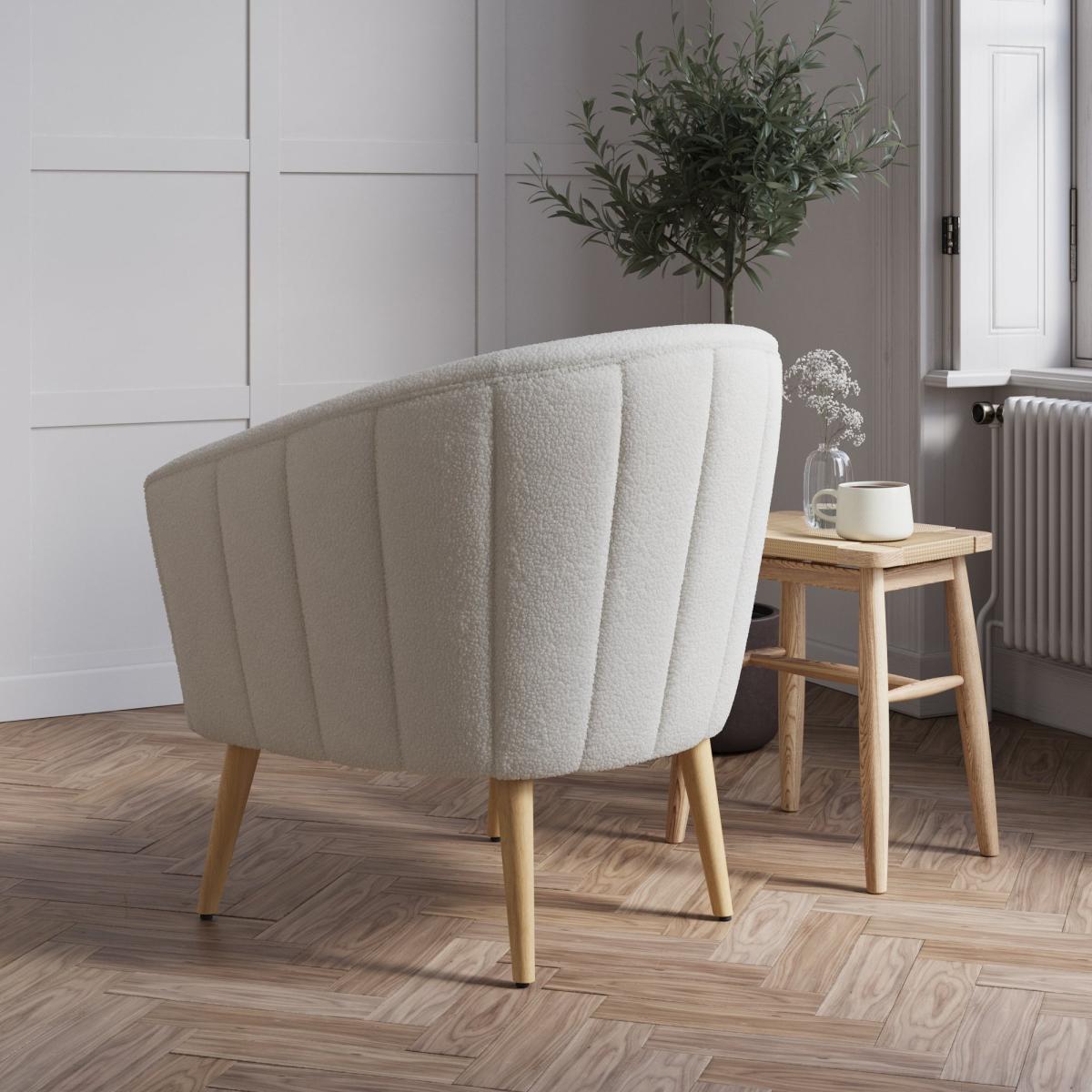 Nova Sherpa Chair Sherpa Ivory – image 4