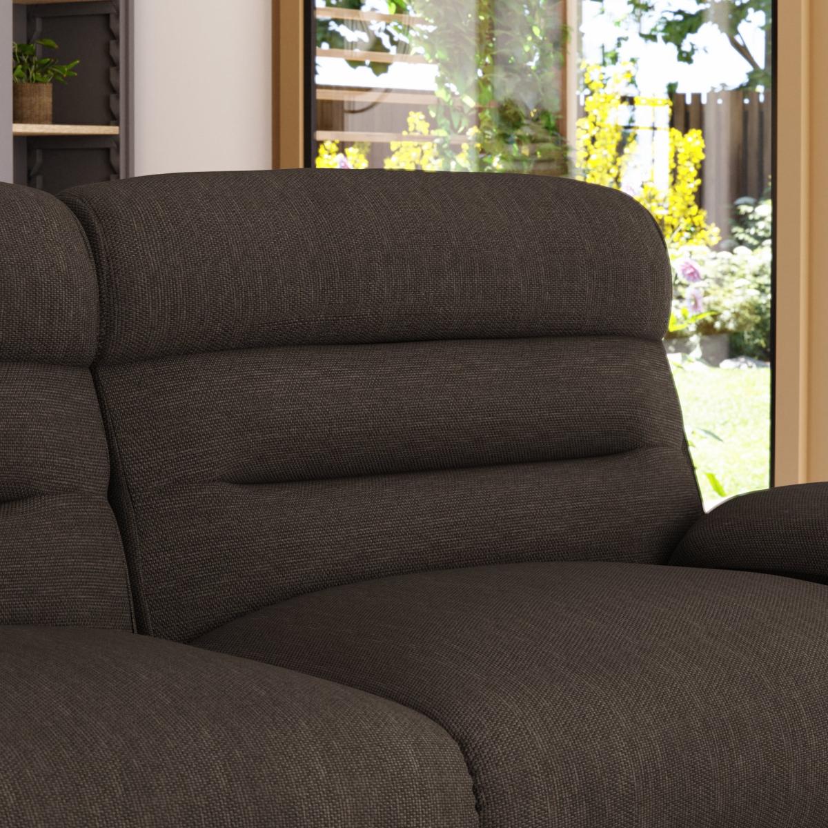 Lulworth 3 Seater Power Recliner Sofa Honeycomb Chenille Coco – image 7
