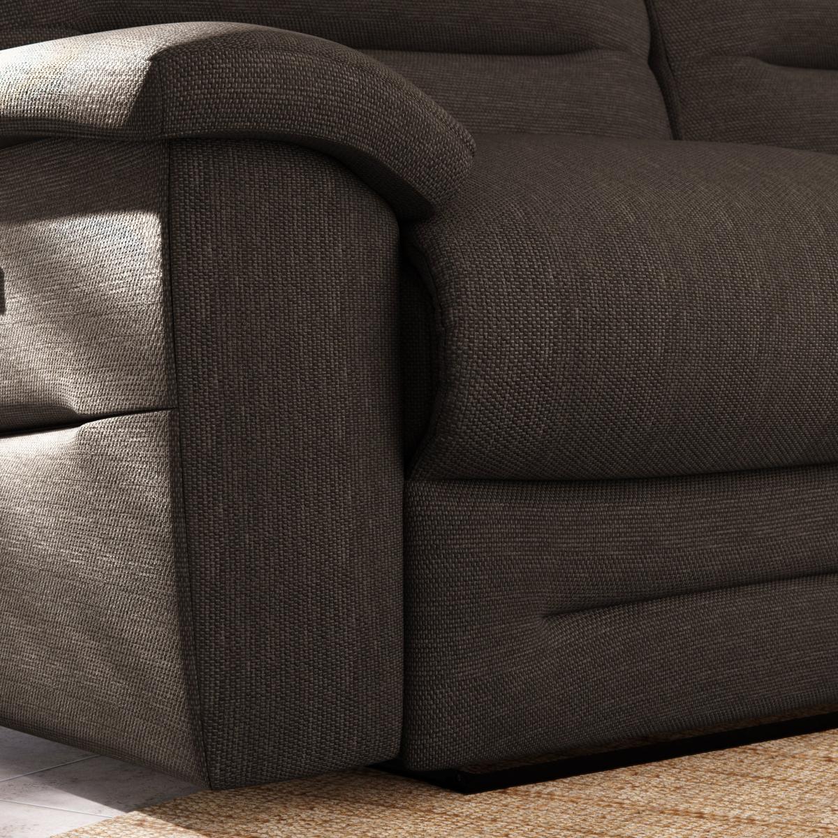 Lulworth 3 Seater Power Recliner Sofa Honeycomb Chenille Coco – image 8