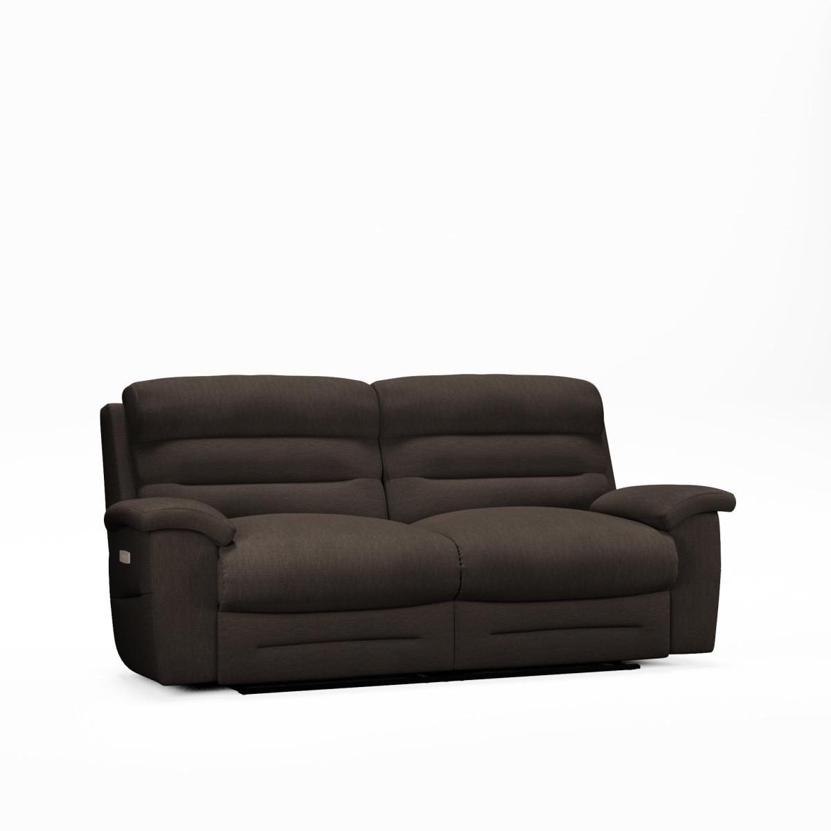 Lulworth 3 Seater Power Recliner Sofa Honeycomb Chenille Coco – image 9