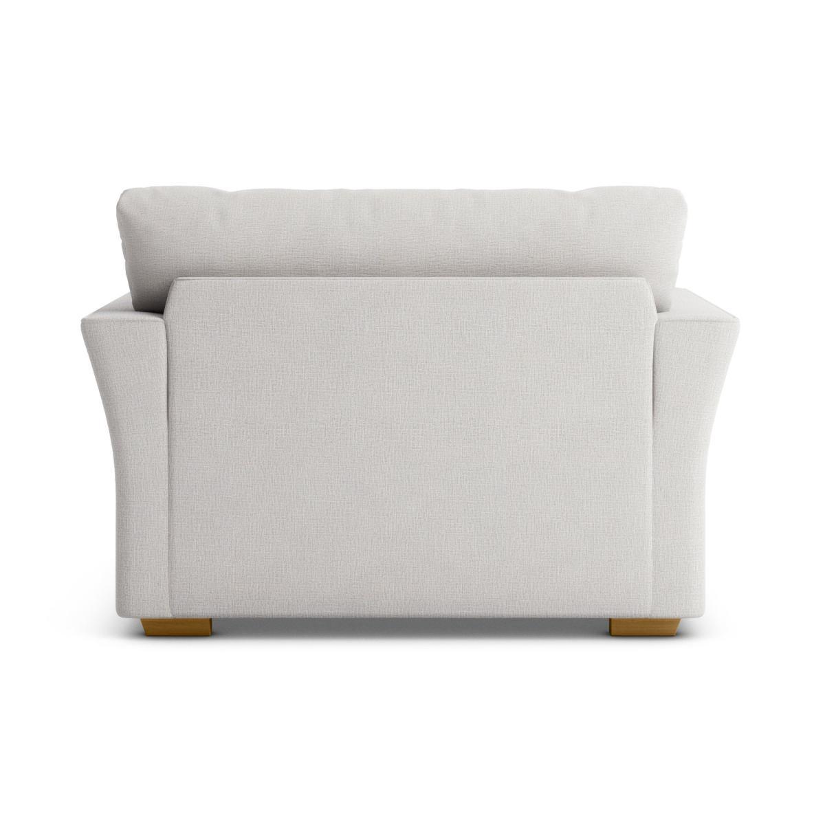 Blakeney Textured Weave Snuggle Chair Textured Weave Silver – image 5
