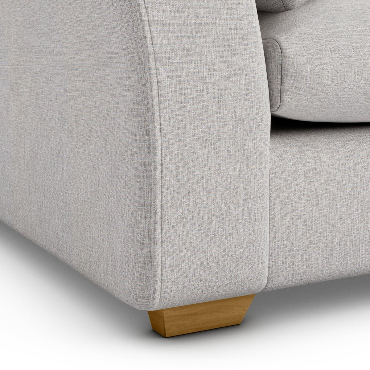 Blakeney Textured Weave Snuggle Chair Textured Weave Silver – image 6