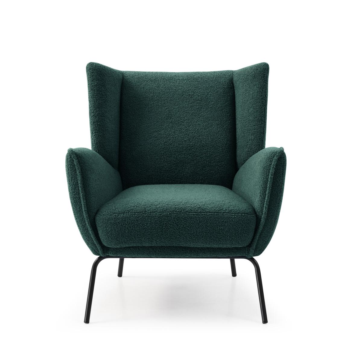 Hana Sherpa Chair with Footstool Forest (Green) – image 6