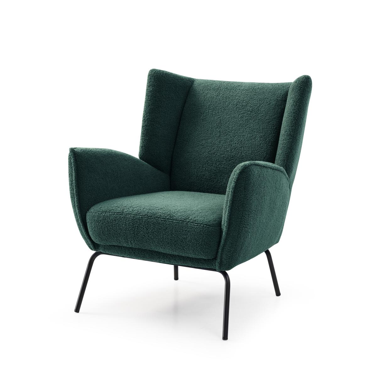 Hana Sherpa Chair with Footstool Forest (Green) – image 7