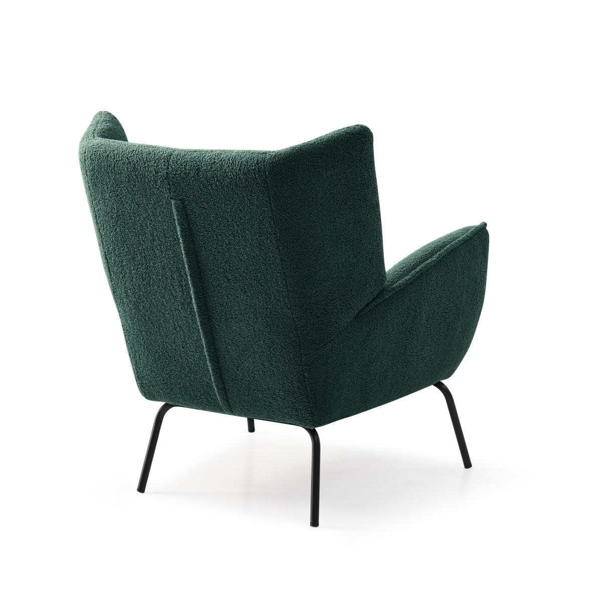 Hana Sherpa Chair with Footstool Forest (Green) – image 8