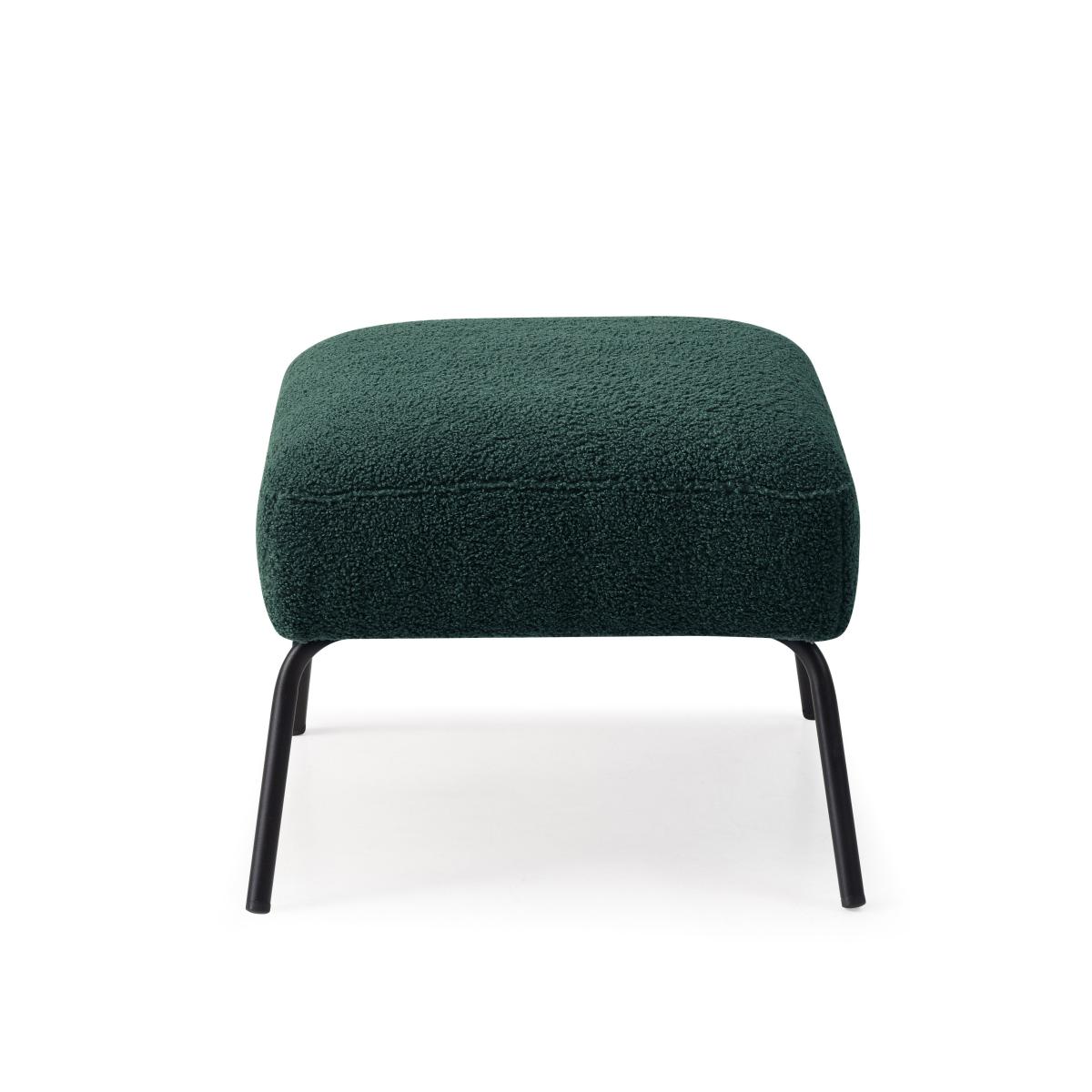 Hana Sherpa Chair with Footstool Forest (Green) – image 9