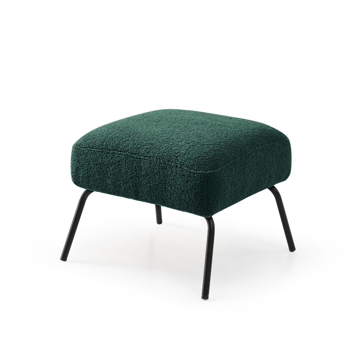 Hana Sherpa Chair with Footstool Forest (Green) – image 10