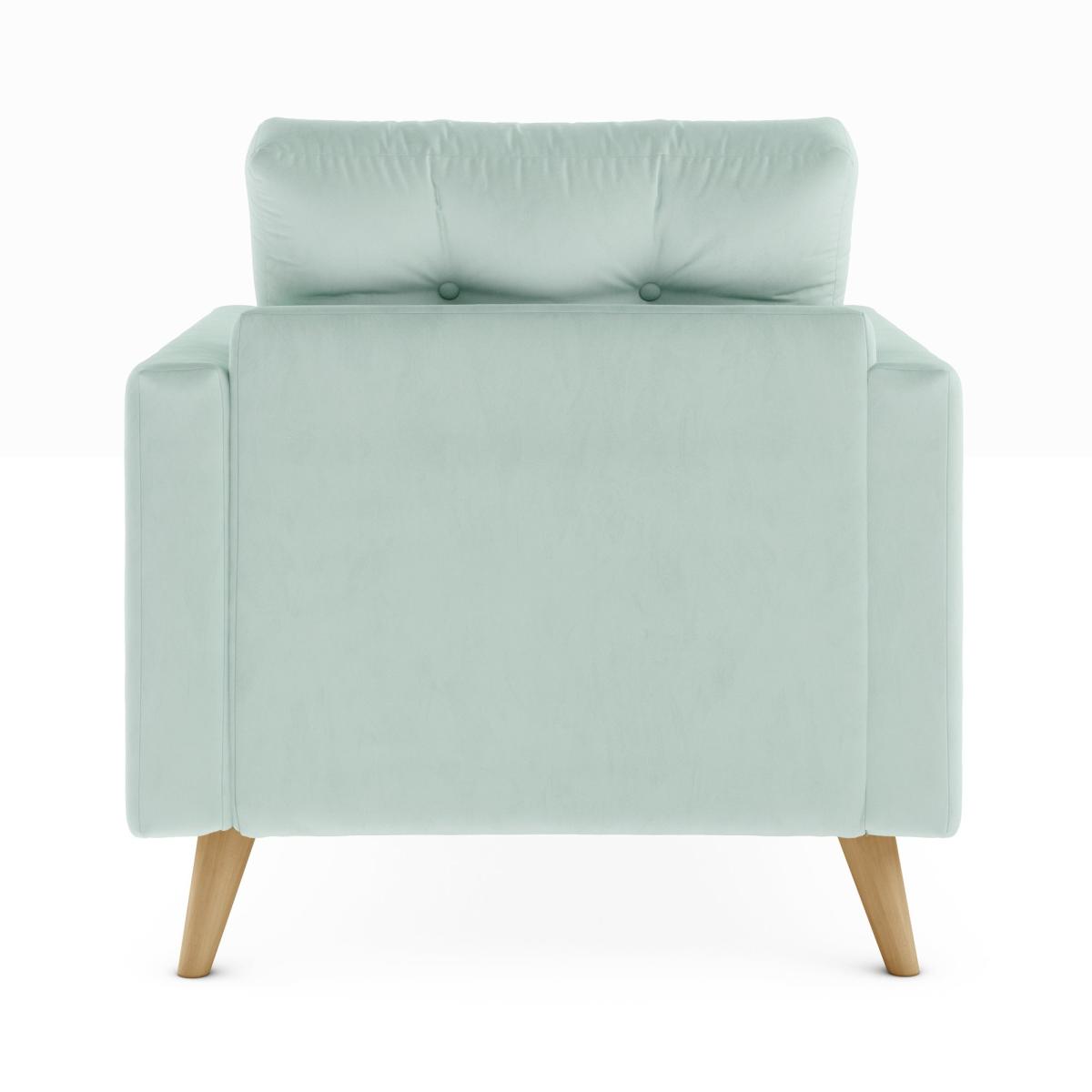 Lewes Luxury Velvet Snuggle Chair Luxury Velvet Lilypad – image 5