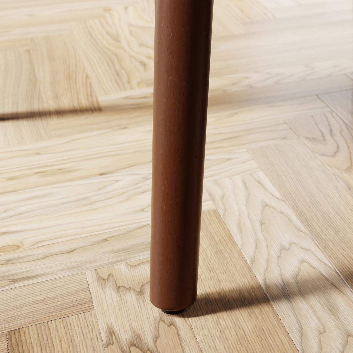 Camille Velvet Cocktail Chair Orange Umber – image 4