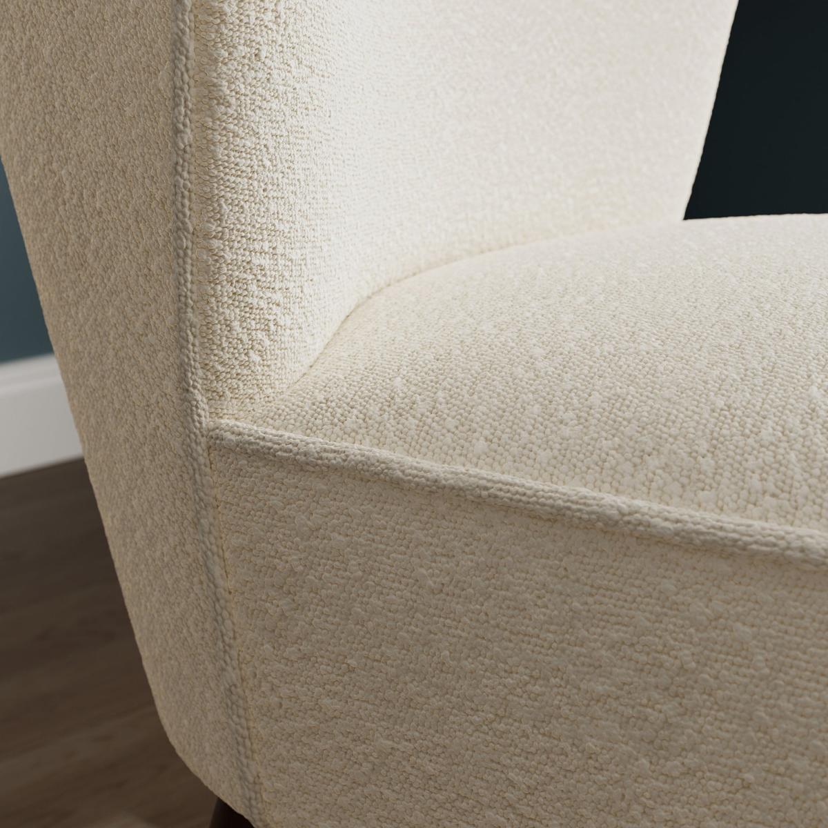 Eliza Boucle Chair Ivory – image 3