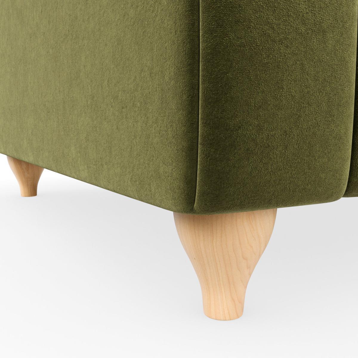 Salisbury Luxury Velvet Armchair Luxury Velvet Olive – image 6