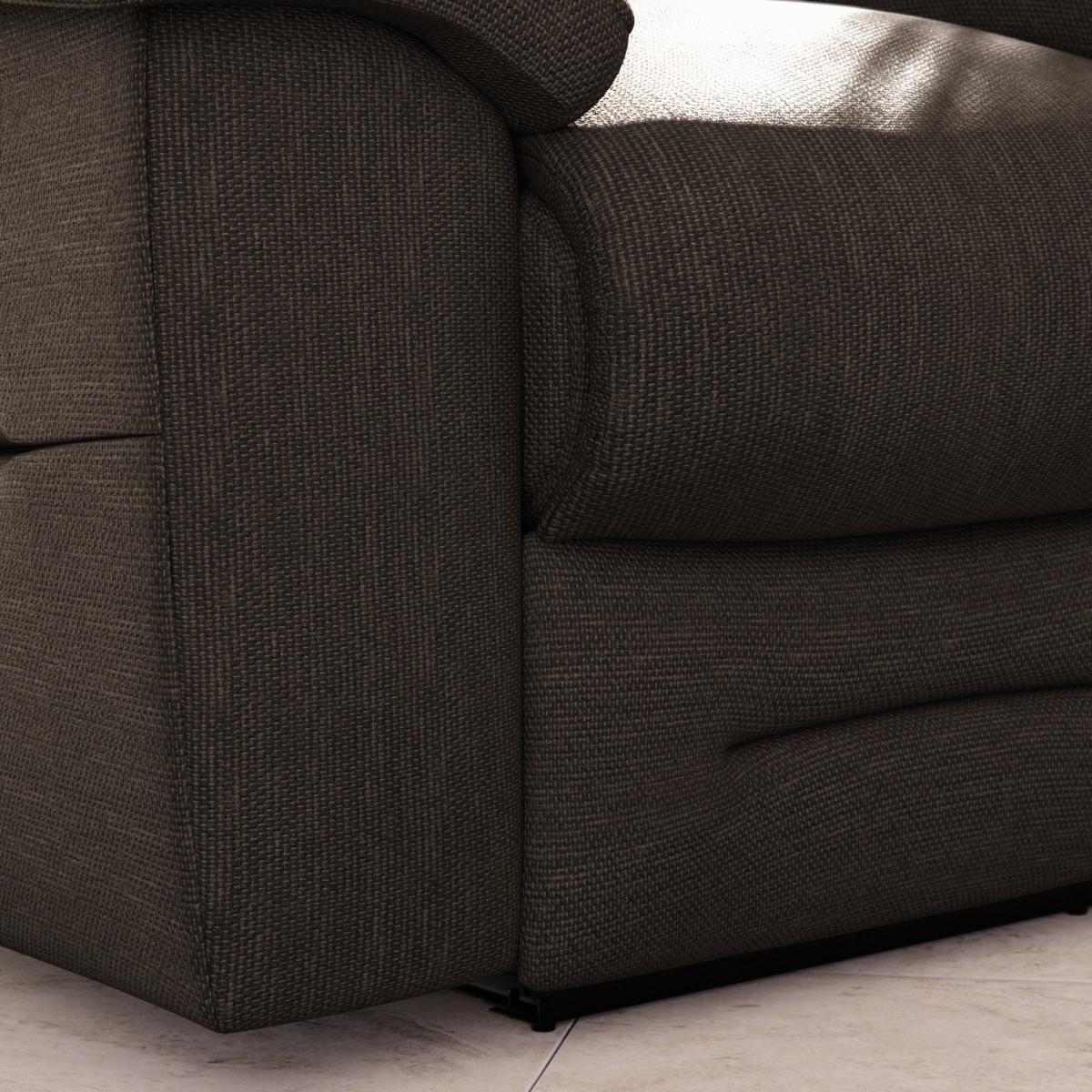 Lulworth Power Recliner Armchair Honeycomb Chenille Coco – image 8