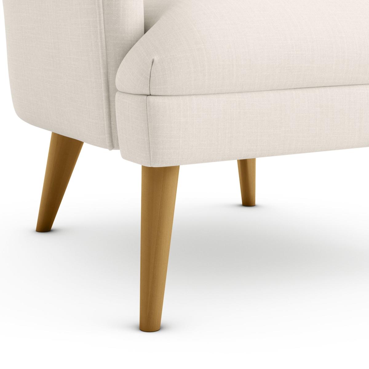 Marlow Slub Cotton Blend Armchair Slub Cotton Sandstone – image 6
