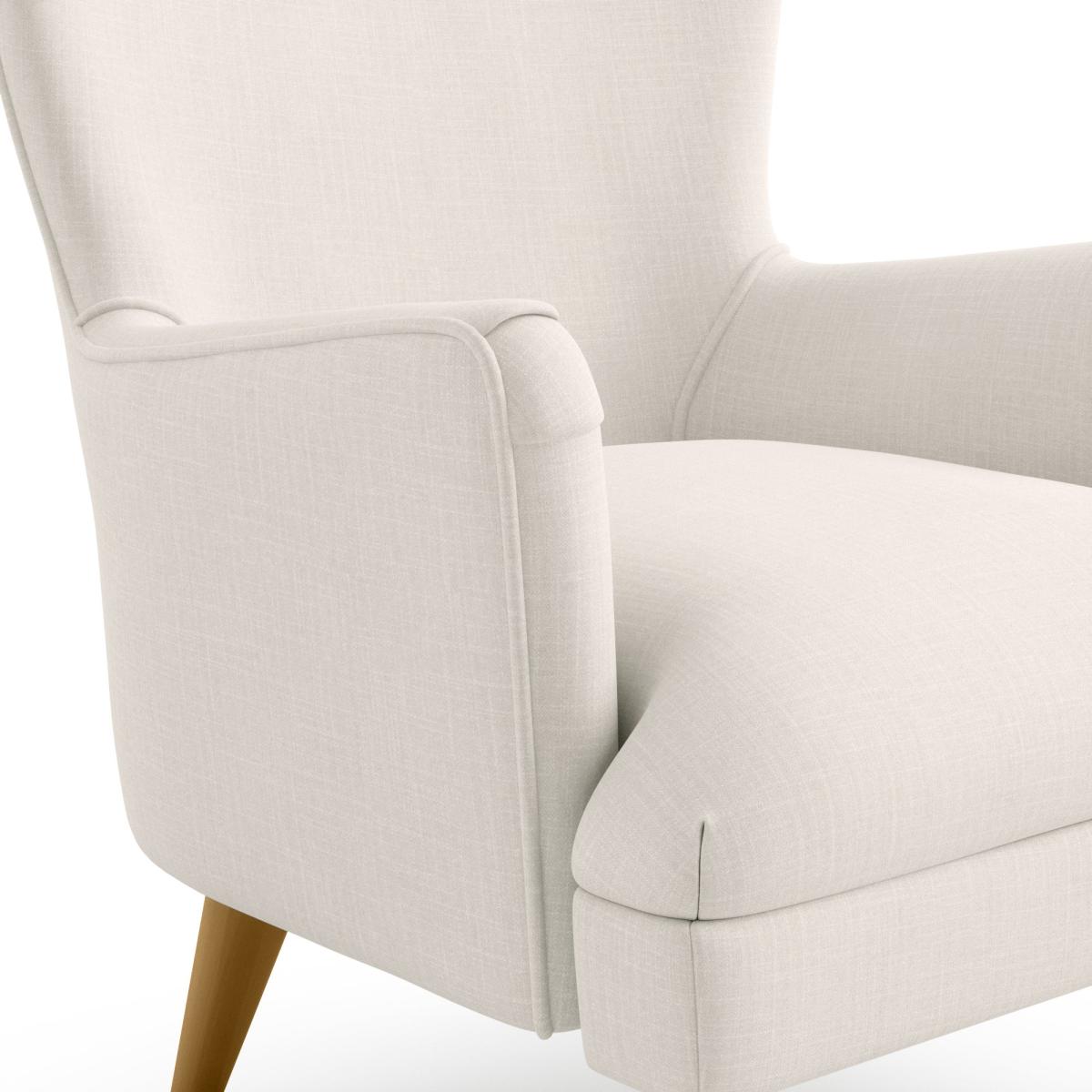 Marlow Slub Cotton Blend Armchair Slub Cotton Sandstone – image 7