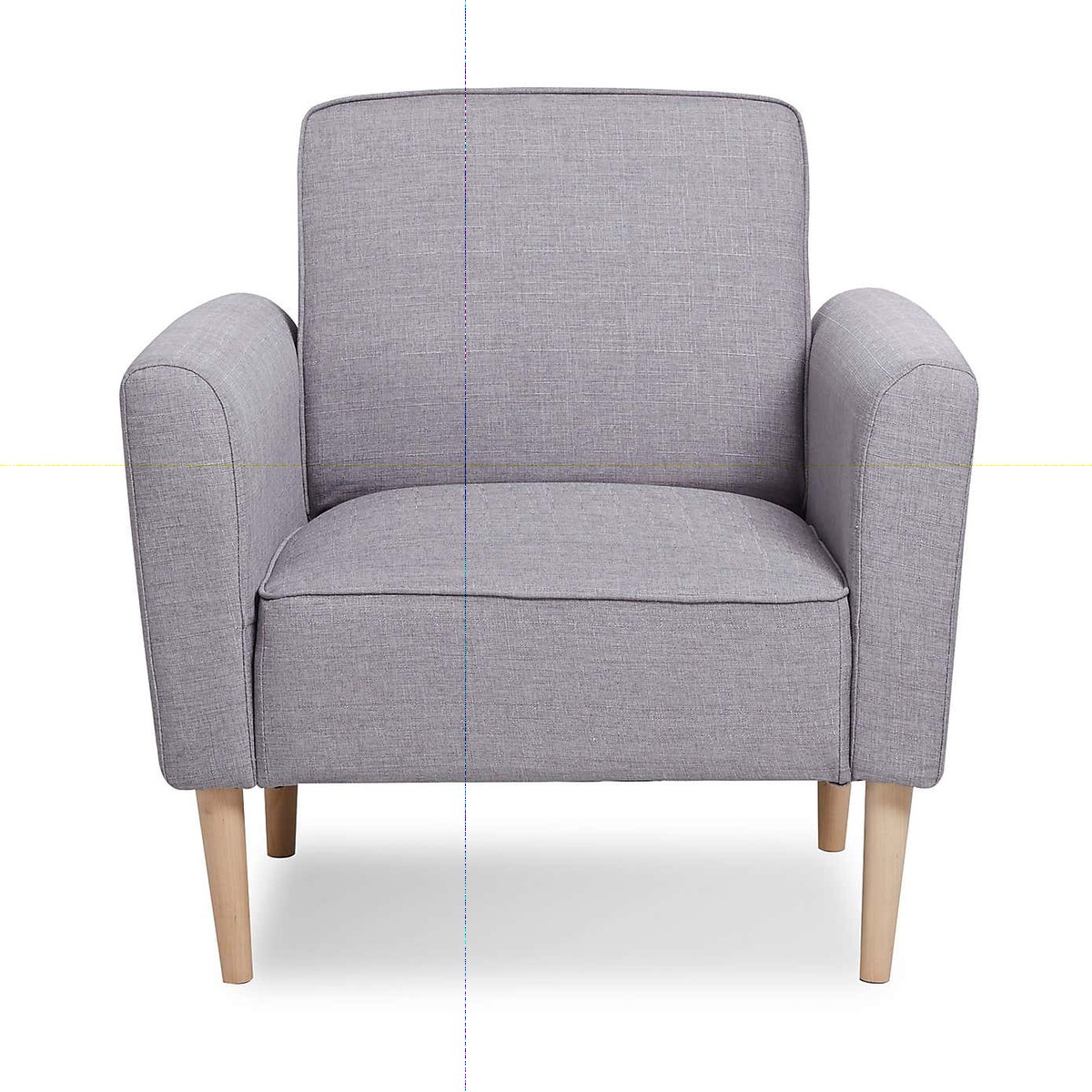 Paige Fabric Armchair Grey – image 2