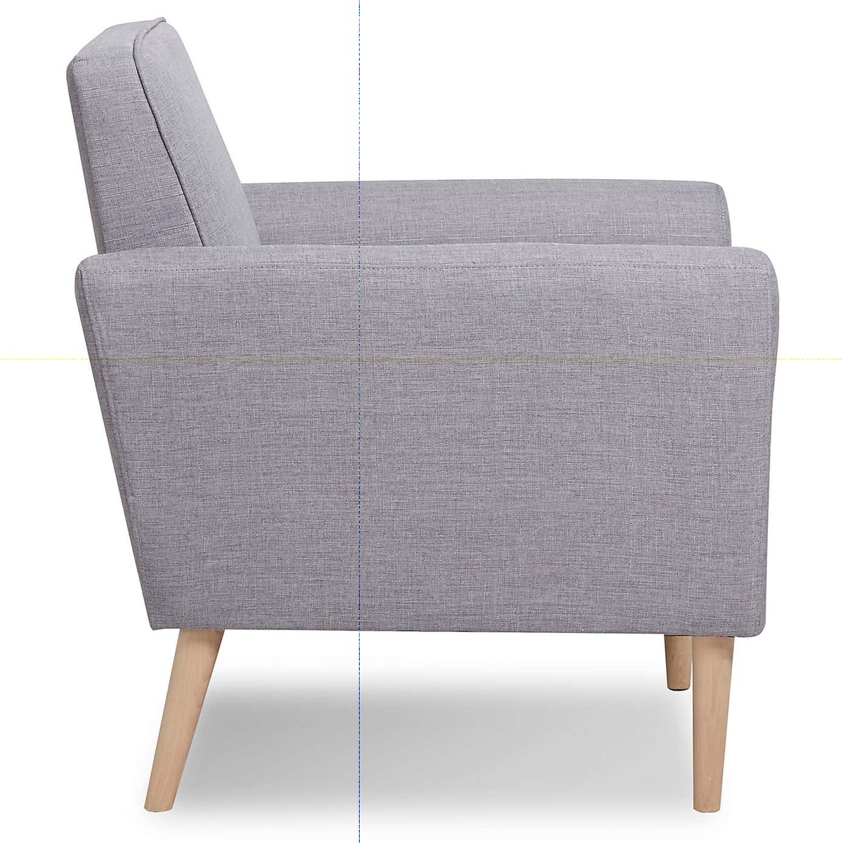 Paige Fabric Armchair Grey – image 3