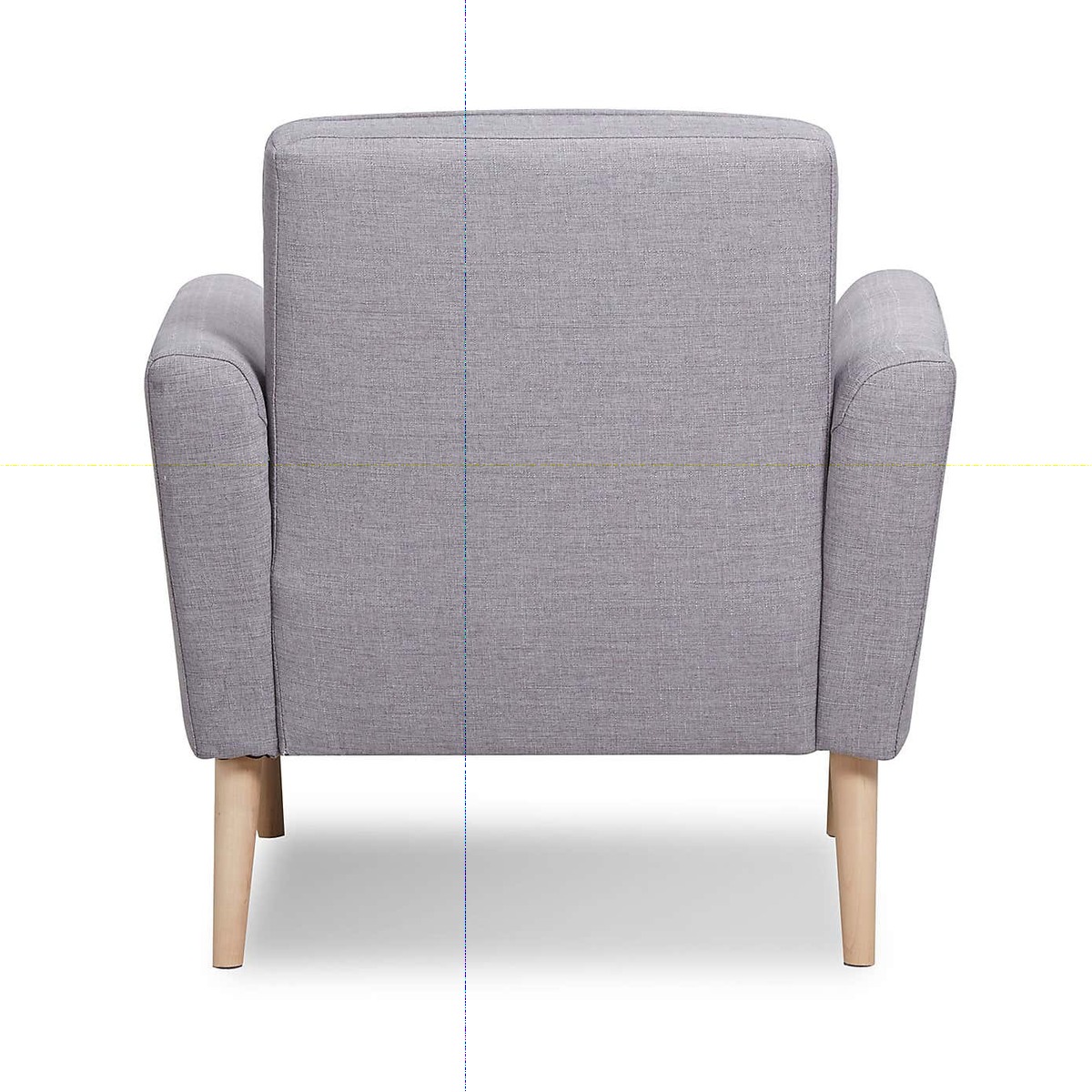 Paige Fabric Armchair Grey – image 4