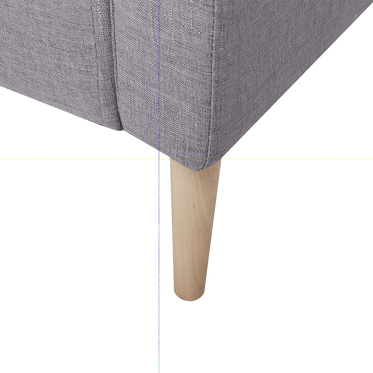 Paige Fabric Armchair Grey – image 5