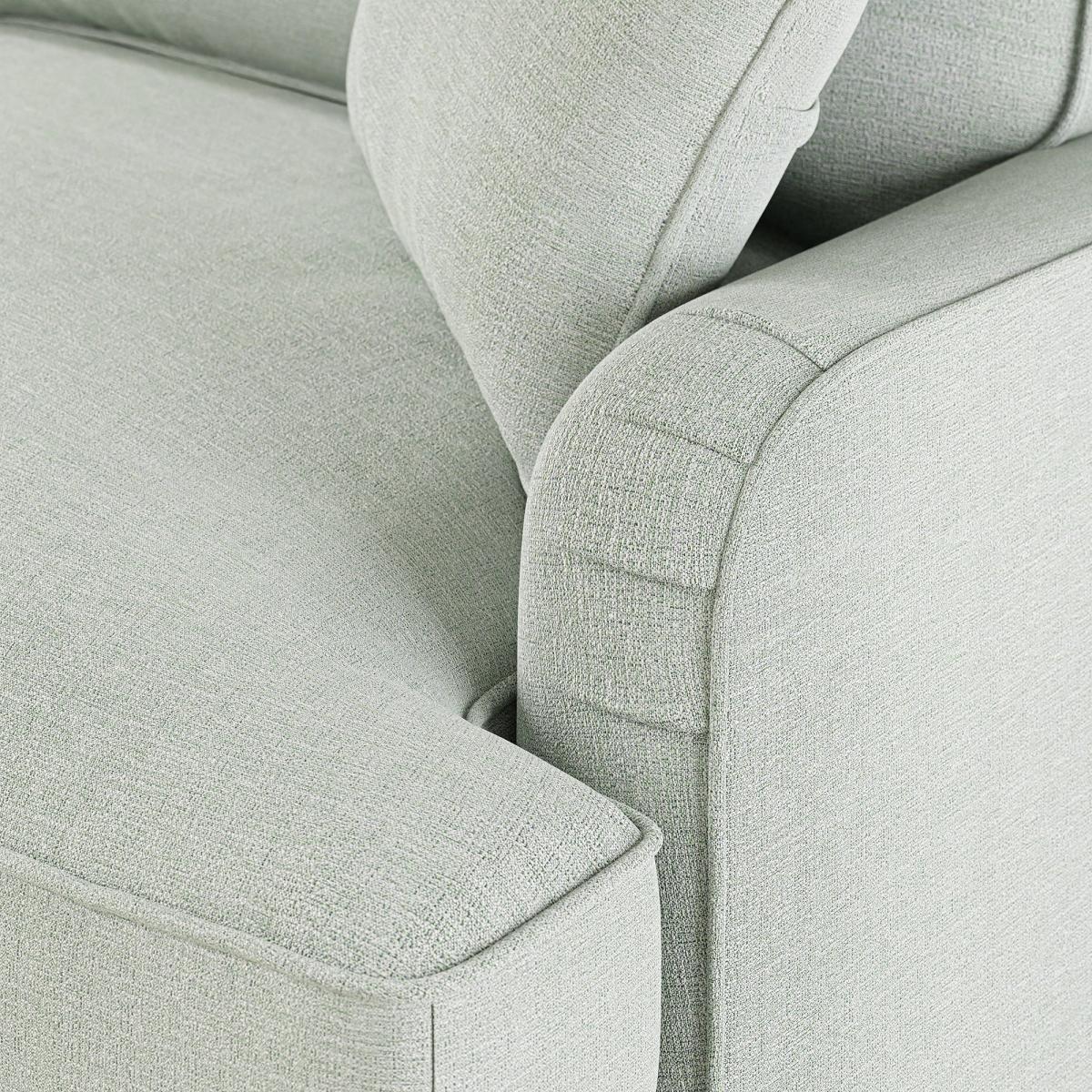 Beatrice Tonal Textured Weave Armchair Tonal Textured Weave Duck Egg – image 4