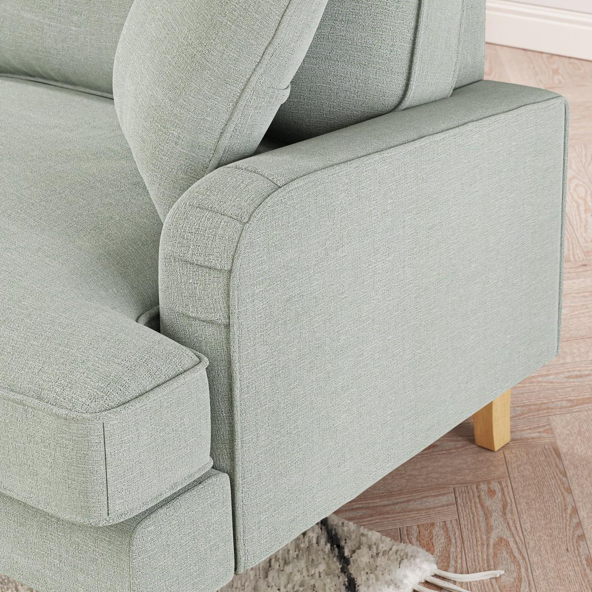 Beatrice Tonal Textured Weave Armchair Tonal Textured Weave Duck Egg – image 5