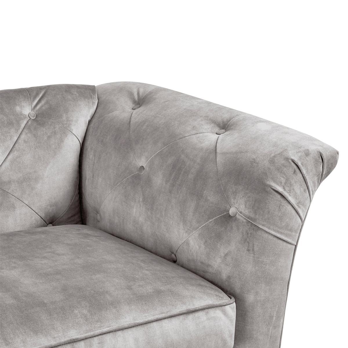 Jaipur Snuggle Chair Slub Velvet Slub Velvet Natural – image 5