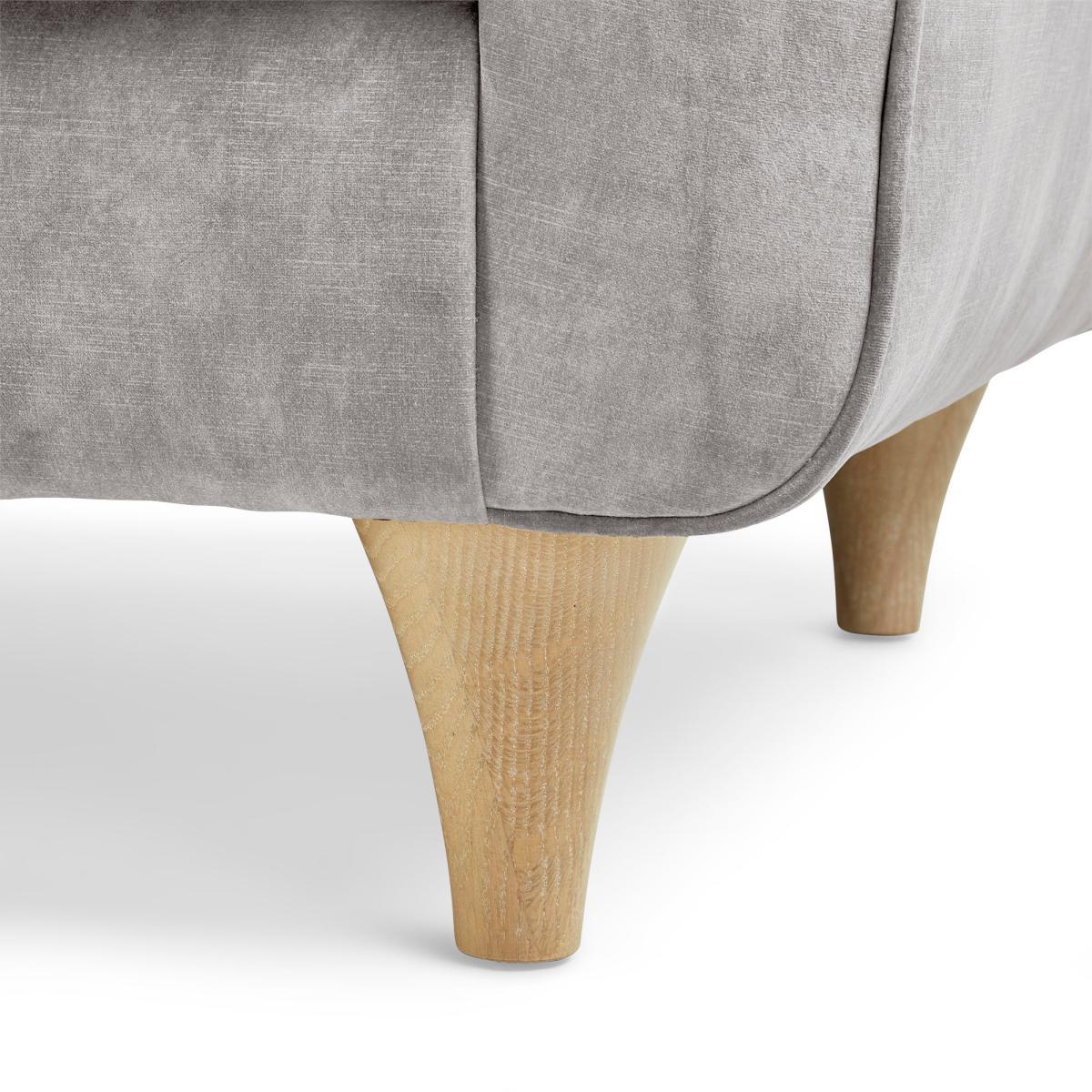 Jaipur Snuggle Chair Slub Velvet Slub Velvet Natural – image 7